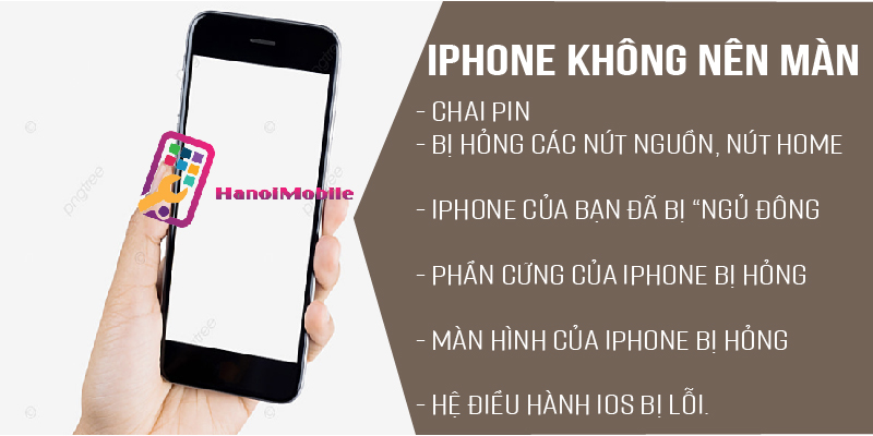 Hình 3: Nguyên nhân bật màn hình iphone không nên 